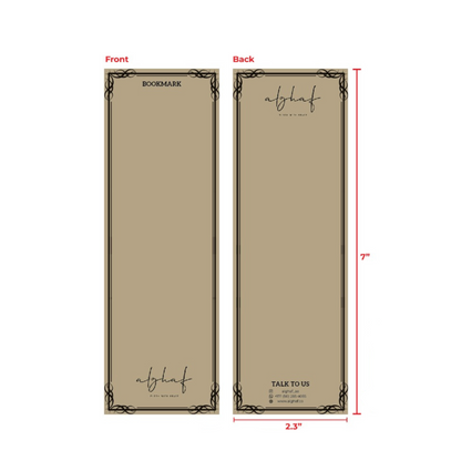 ALGHAF Bookmark | Dust